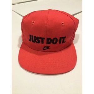 Vintage 90s Nike Just Do It. Fuchsia Color SnapBack Hat